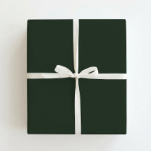 Groen effen kerstcadeaupapier