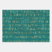 groen Egyptisch inpakpapier | Oud-Egyptisch (Voorkant 3)