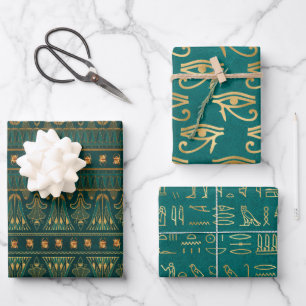 groen Egyptisch inpakpapier   Oud-Egyptisch Vel