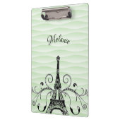 Groen Eiffeltoren Vlaams klembord (Links)