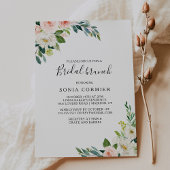 Groen Elegant Bruids Brunch Kaart