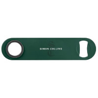 Groen Elegant Gotisch Monogram Naam Middeleeuws Ty