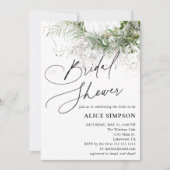 Groen Elegant Kalligrafie Rustiek Vrijgezellenfees Kaart (Voorkant)