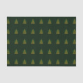 Groen elegant kerstboompapier tissuepapier (Voorkant)