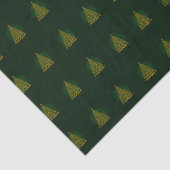Groen elegant kerstboompapier tissuepapier (Detail)
