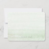 Groen Elegant Maid of Honor Bruidsmeisje Voorstel Kaart (Achterkant)