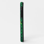 Groen Emo-patroon met cirkels Case-Mate iPhone Case (Achterkant/links)