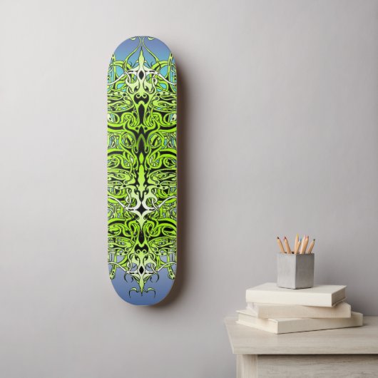 Groen Empire Tribal Design Persoonlijk Skateboard (Muurkunst)