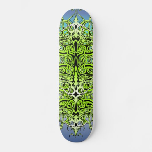 Groen Empire Tribal Design Persoonlijk Skateboard (Voorkant)