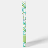 Groen en Aqua Pset Patroon Case-Mate iPhone Case (Achterkant / Links)
