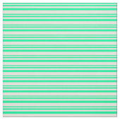 Groen en Beige Lined Pattern Stof (Swatch)