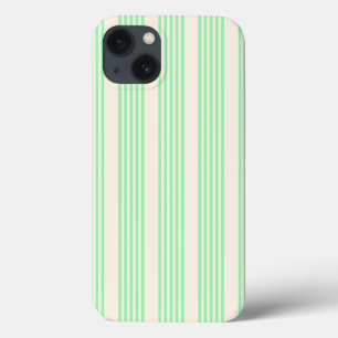 Groen en beige vijf strepen patroon Case-Mate iPhone case