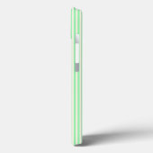 Groen en beige vijf strepen patroon Case-Mate iPhone case (Achterkant / Links)