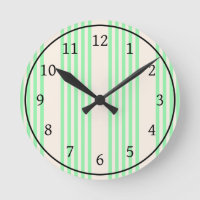 Groen en beige vijf strepen patroon