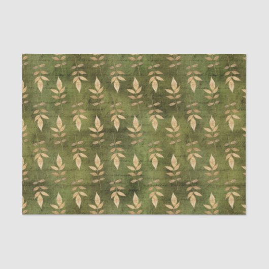  groen en bladgoud tissuepapier (Voorkant)