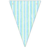 Groen en blauw Baby shower Garland Banner (Tweede vlag)