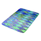 Groen en blauw badmat (Gekanteld)