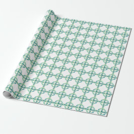 Groen en blauw cadeaupapier