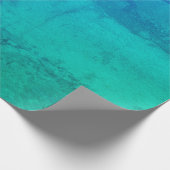 Groen en blauw cadeaupapier (Hoek)