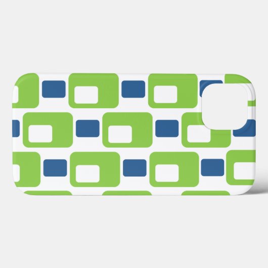 Groen en blauw Case-Mate iPhone case (Achterkant (horizontaal))