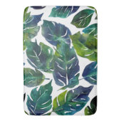 Groen en Blauw Foliage Philodendron Botanical Badmat (Voorkant Verticaal)