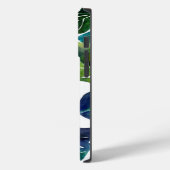 Groen en Blauw Foliage Philodendron Botanical Case-Mate iPhone Case (Achterkant / Links)