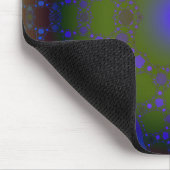 Groen en Blauw Fractal Muismat (Hoek)