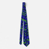 Groen en blauw gedurfde camouflage stropdas (Achterkant)