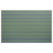 Groen en blauw gekleurd Striped/Lined Pattern Stof (Yard (91,4 cm))
