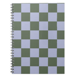 Groen en Blauw Geruit Notitieboek