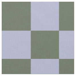 Groen en Blauw Geruit Patroon Stof