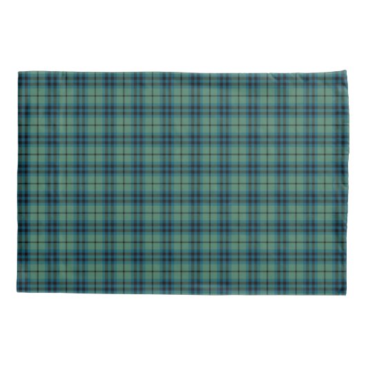 Groen en Blauw geruite Keith Clan Oude Tartan Kussensloop (Achterkant)
