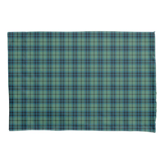 Groen en Blauw geruite Keith Clan Oude Tartan Kussensloop (Voorkant)