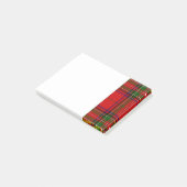 Groen en Blauw Klan Stewart Tartan Post-it® Notes (Schuin)