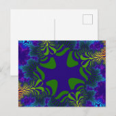 Groen en Blauw Kruis Briefkaart (Voorkant / Achterkant)