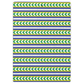 Groen en blauw Lets Lets Etnische Folk art Klembord (Achterkant)