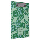 Groen en Blauw Levendig en Vet Bloempatroon Klembord (Rechts)