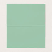 Groen en Blauw Levendig, Vet Bloempatroon Teken Visitekaartje (Binnenkant ongevouwen)