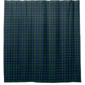 Groen en Blauw MacLeod van Skye Clan Tartan Douchegordijn (Voorkant)