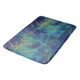 groen en blauw Marmer abstract Badmat