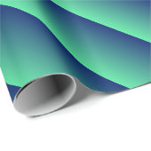 Groen en blauw ombre cadeaupapier (Rol Hoek)