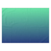 Groen en blauw ombre tafelkleed (Voorkant (Horizontaal))
