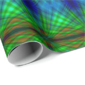 Groen en blauw omslagpapier cadeaupapier (Rol Hoek)