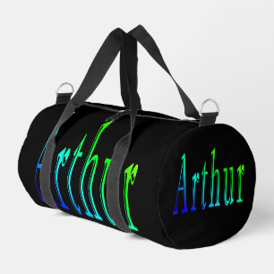 Groen En Blauw Ontwerp Arthur Naam, Plunjezak