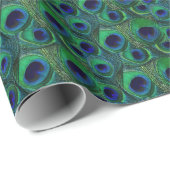 Groen en blauw pakje papier voor het oppakken van  (Rol Hoek)