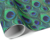 Groen en blauw pakje papier voor het oppakken van  (Rol Hoek)