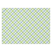 Groen en blauw pastaafje tafelkleed (Voorkant (Horizontaal))