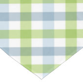 Groen En Blauw Pastel Gekruist Geruit Tafelkleed (Gekanteld)