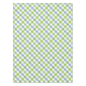 Groen En Blauw Pastel Gekruist Geruit Tafelkleed (Voorkant)