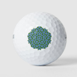 Groen en blauw Penrose Rhombus Patroon Golfballen